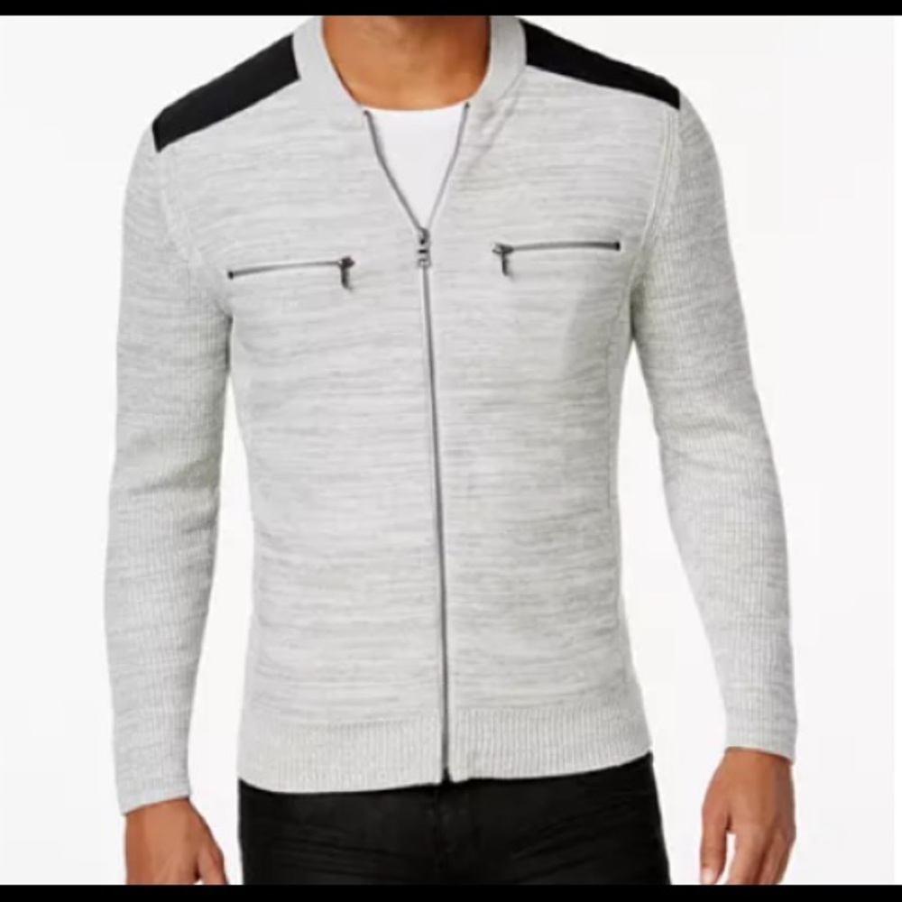 I.N.C. Men’s Manchester Heathered Mixed Sweater